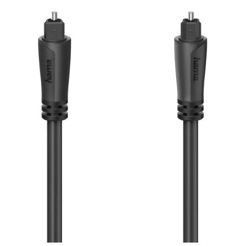 Hama Audio Optical Fibre Cable, ODT Plug (Toslink), 1.5 Metre Hama Audio Optical Fibre Cable, ODT Plug (Toslink), 1.5 Metre